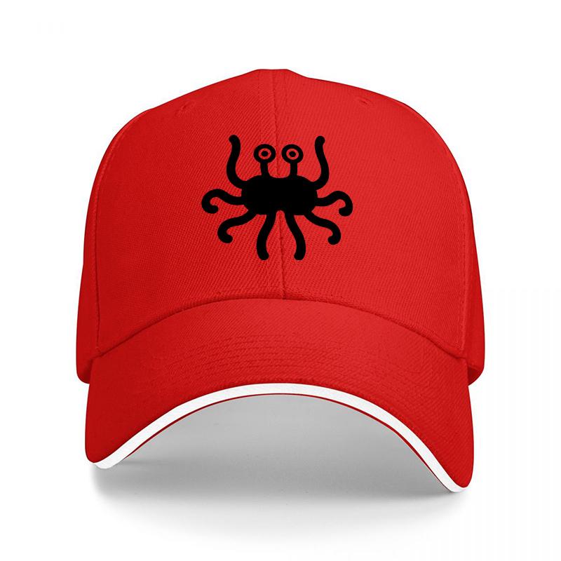 Octopus Logo Black Baseball Cap Classic Design Adjustable Fit for Unisex and Women Casual Streetwear Style Hat