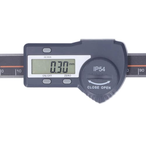 High-Precision Electronic Vernier Caliper with LCD Screen for Milling Machines, Industrial and Home Use (0-100mm)