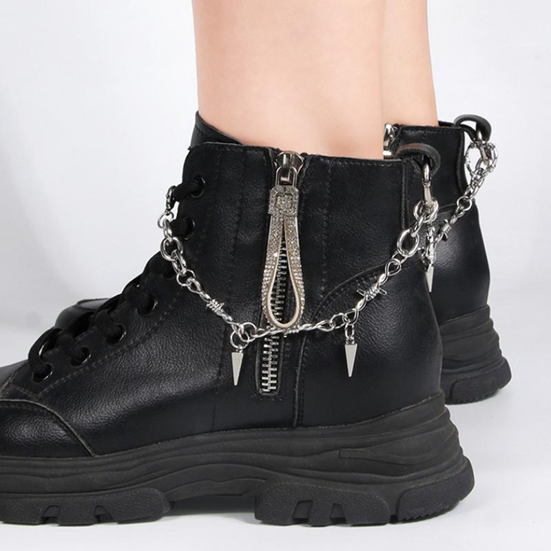 Shoe Chain For Boots Shoe Decoration Diy Shoe Accessories Punk Jewelry Gift