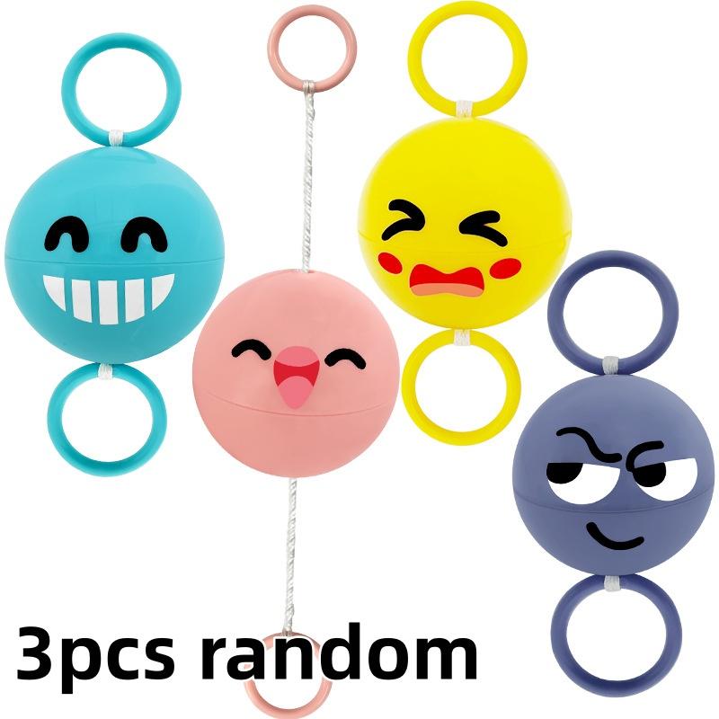 Rotating Flash Flying Ball Toy Rotating Cable Toy LED Light Luminous Leisure Stress Relief Toy Gift Children's Reward 51mm