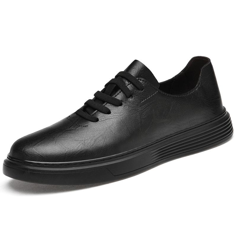 Men's 2025 summer new men's board shoes trend casual solid color white shoes