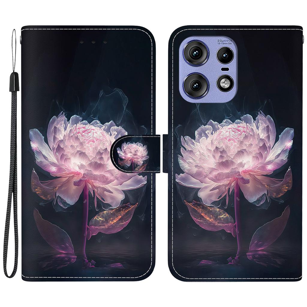 For Motorola Edge 50 5G/Edge 50 Pro 5G Case Wallet Stand Pattern Printing Leather Cover