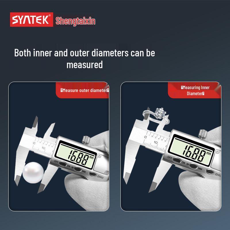 High-Precision Mini Digital Vernier Caliper for Jewelry and Household Measuring