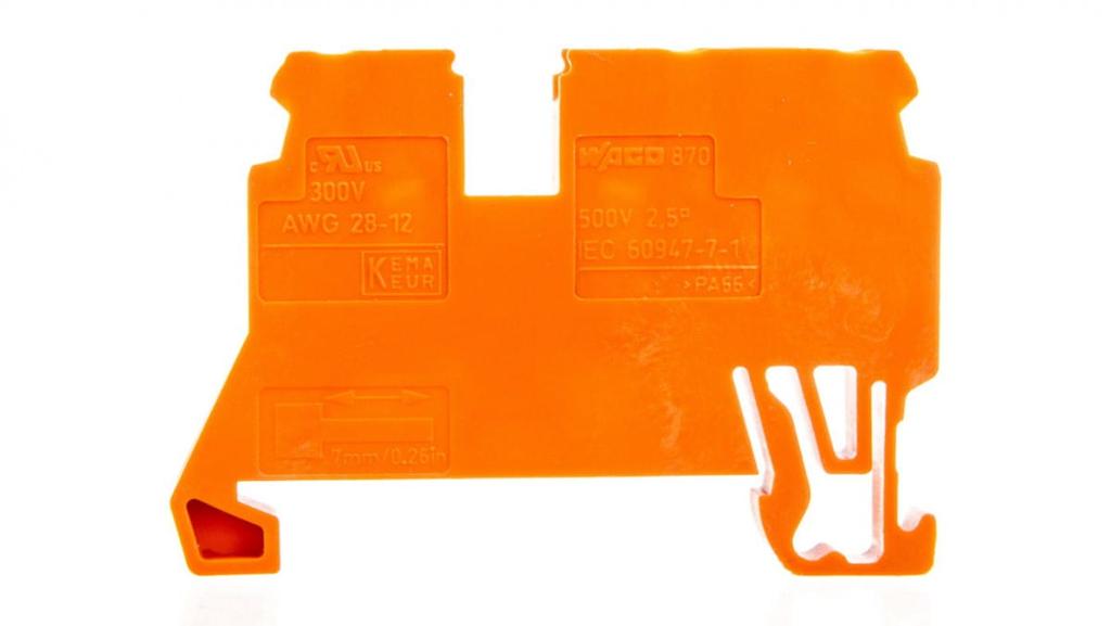 Złączka 3-Przewodowa 2,5Mm2 Pomarańczowa 870-682