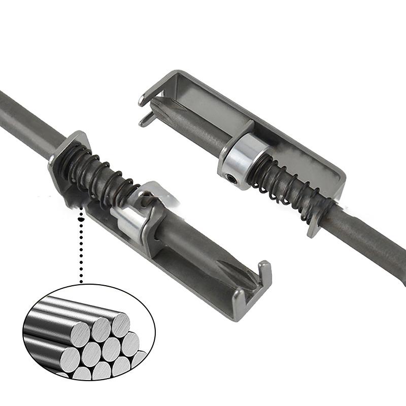 Spring-Loaded Screw Holder Bit Wear Resist Anti-Drop Screwdriver Bit Universal Screw Retaining Tool For Electricians Mechanics