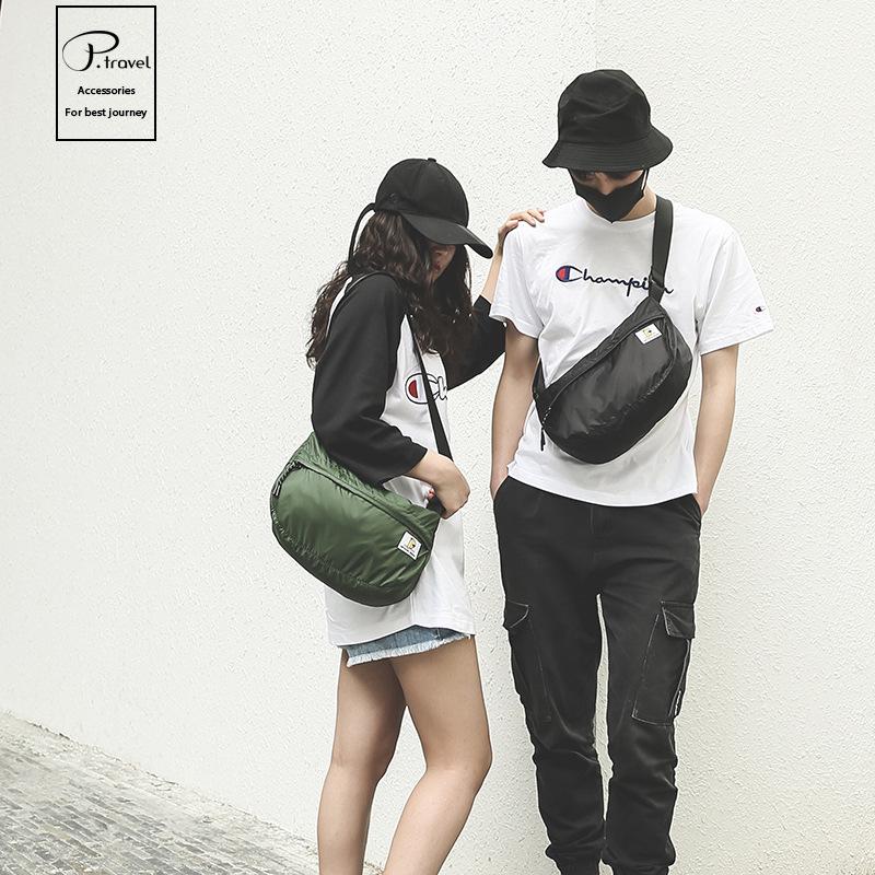 Leichte, faltbare Kuriertasche aus Nylon – großes Fassungsvermögen, ultradünn, tragbar für Outdoor-Aktivitäten im Frühling