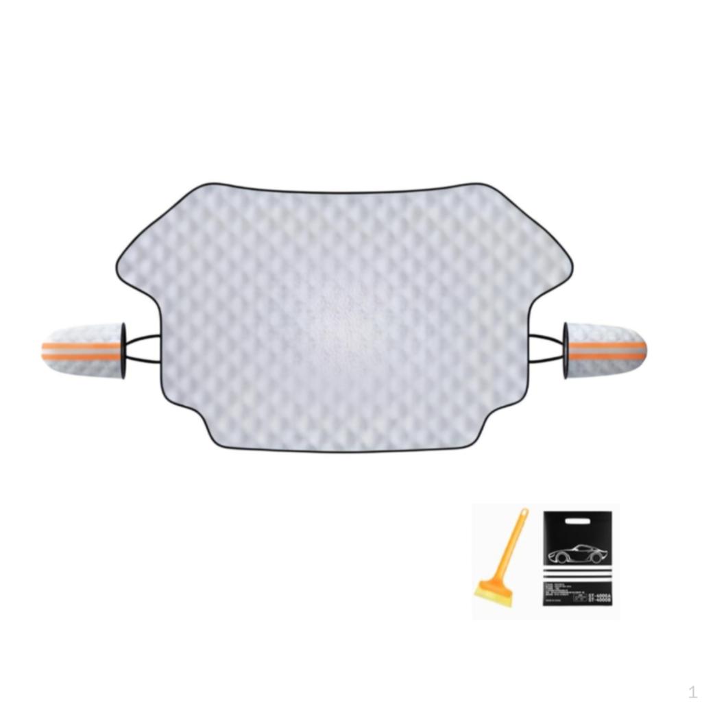 Windshield Winter Cover, Ice Protector, Waterproof, sturdy Duty, Universal Fit 9 Magnets Hatchback