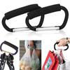 Baby Bag Stroller Hook Aluminum Alloy Stroller Shopping Hook Accessories Organizer Pram Hooks For Baby Car Carriage Buggy