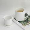 Ceramic Tea and Water Separation Mug with Lid and Filter - Office Event Souvenir