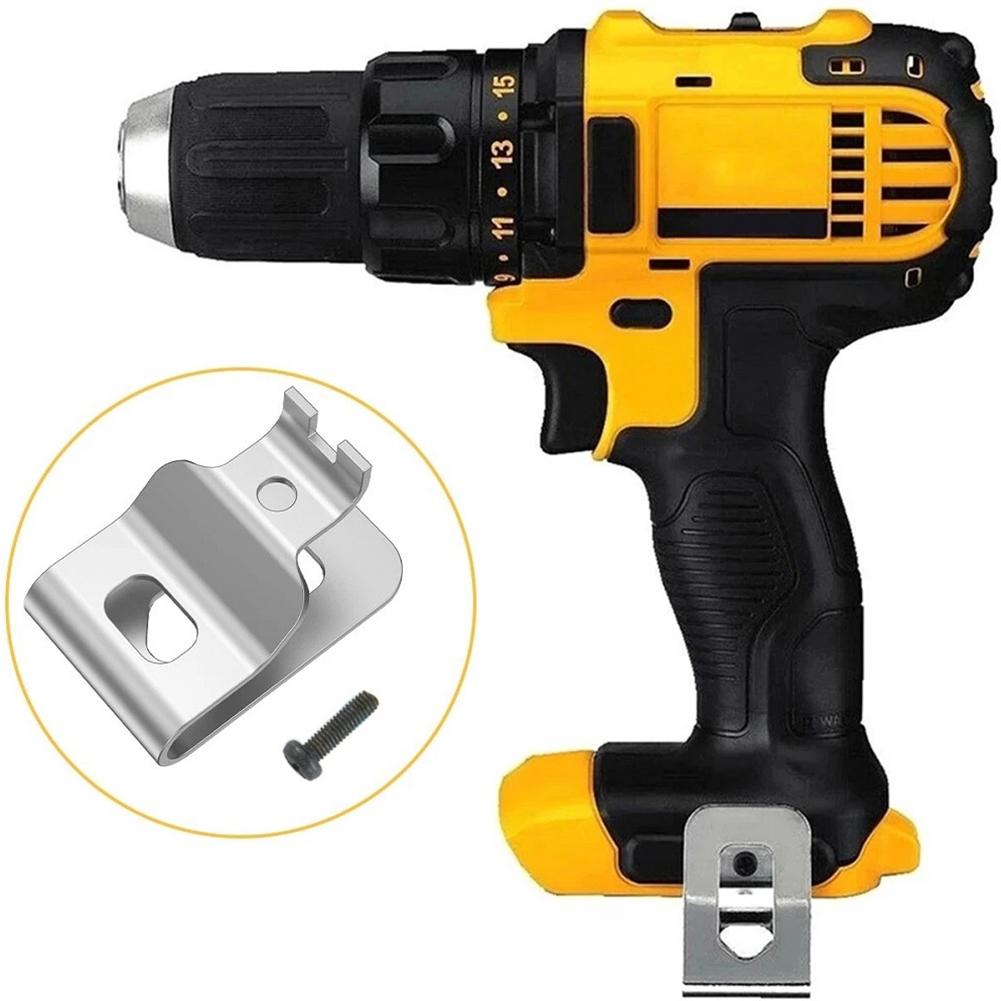 For Drill Driver Belt Clip Electric Drill 6pcs DCD980 Power Tools Silver