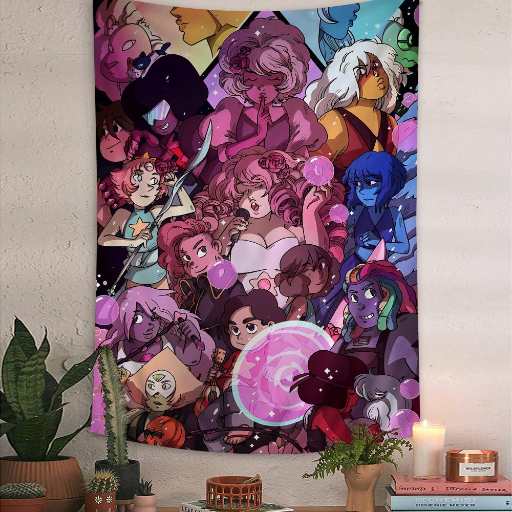 Cartoon Network S-Steven U-Universe Arazzo Stampa Artistica Arte Fantascienza Stanza Arredamento Casa Arte da Parete Decorazione