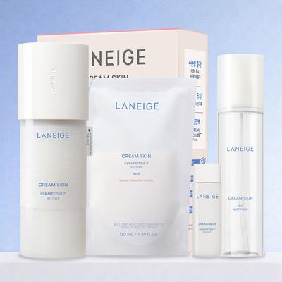 Creme Hautverfeinerer Feuchtigkeitsspendender Toner & Feuchtigkeitscreme Set 170ml + 130ml