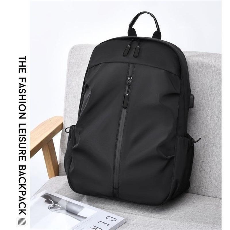

Large Capacity Commuter Business Backpack Men s Outdoor Computer Bag Leisure Student Travel Bag 30*14.5*45cm чорний