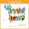 Fox Deer Baby Plush Animal Mobile With Hanging Toys For Infant Visual And Motor Development