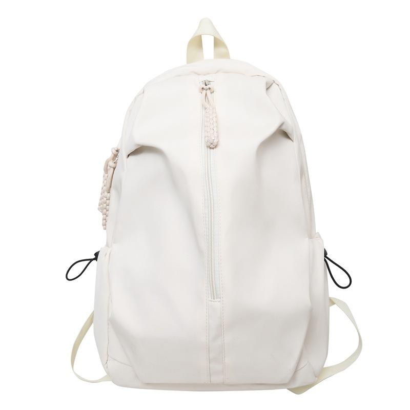 Mochila masculina de cor sólida ao ar livre mochila de viagem de grande capacidade à prova d'água bolsa de computador bolsa escolar de estudante