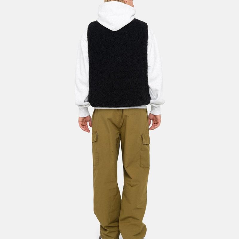 Stussy FW23 SHERPA REVERSIBLE VEST Unisex 118528