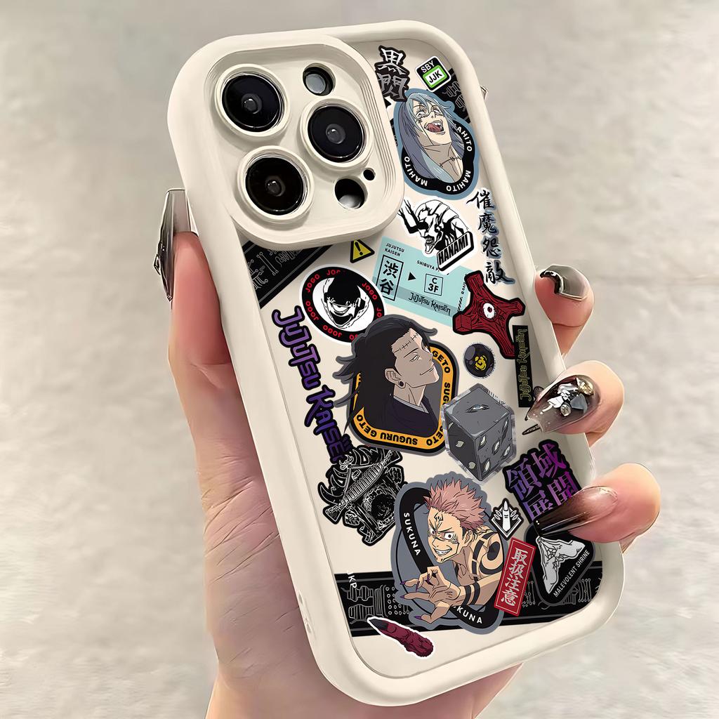 New Jujutsu Kaisen Hot Anime Phone Case For iPhone 17 Air 16 E 15 14 13 12 11 Pro Max Plus Mini SE 2020 2022 Soft TPU Back Cover