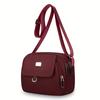 New Minimalist Casual Crossbody Bag, Adjustable Shoulder Straps, Multi Compartment Stylish Shoulder Bag, Fashion Women's Bags