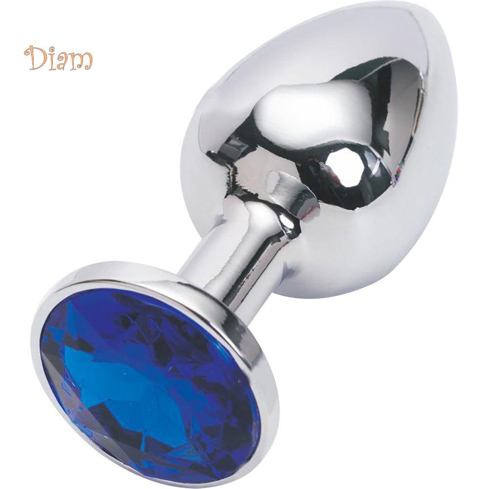 Piruletas de imitación de piedras preciosas de acero inoxidable, tapón Anal, masajeador, masturbación para hombres, juguete sexual