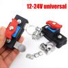 1PC Universal Car Battery 12V/24V Disconnect Switch Isolator Power Negative Terminal Cut Off Switches for Efficient Battery
