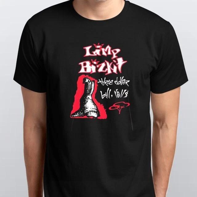 

Limp Bizkit Унисекс Мужская Хлопковая Футболка 100% Мужские Футболки Топ S M L XL XXL 3 4 XL цвета Черный 3XL