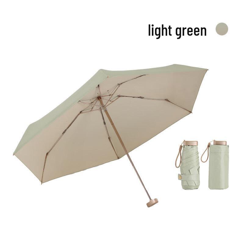 Mini Five-Fold UV Protection Pocket Umbrella
