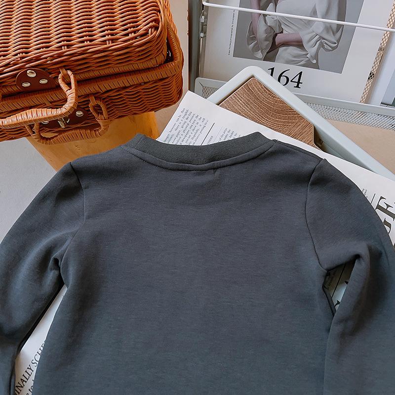 Girls' Slim-Fit Versatile Long-Sleeve T-Shirt for Toddlers and Kids - Spring/Autumn Style