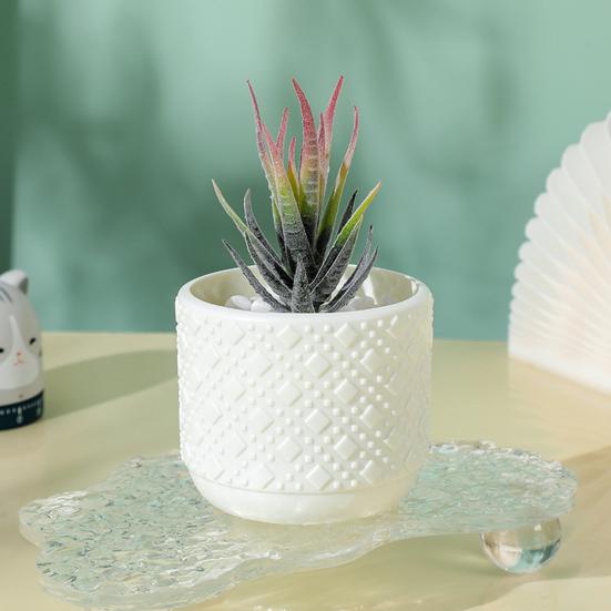 Decorative Flower Vase Ceramic Flower Nordic Style Nice-looking Imitation Pot Home Decor