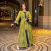 AB318 Ruffled Sleeve Evening Abaya Dress for Muslim Women