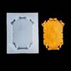 4Pcs Vintage Air Dry Clay Molds Baroque Silicone Frame Molds Photo Frame Molds  Chocolate Making