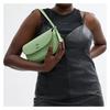 COACH Emmy 23 brand logo logo push lock closure cow leather saddle bag hand shoulder crossbody bag medium size women's light pistachio color