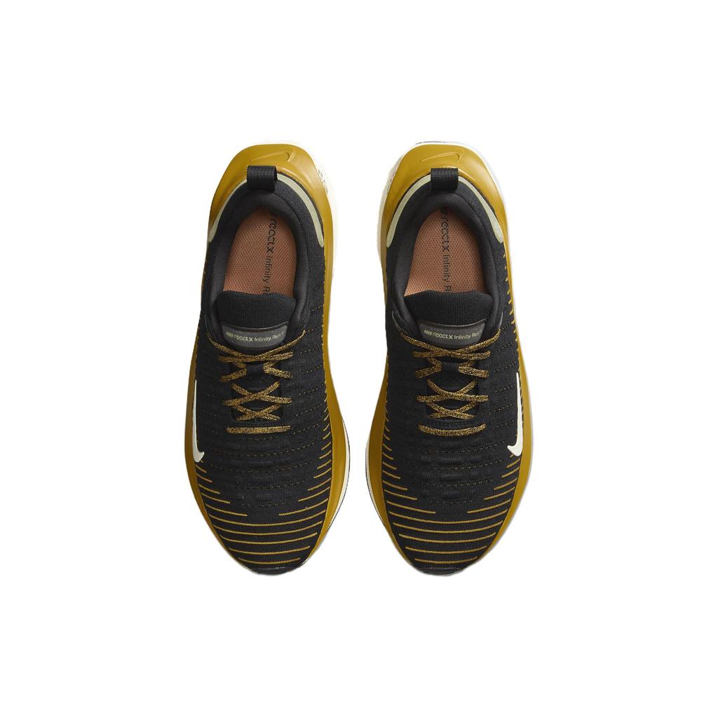 Nike ReactX Infinity Run 4 Preto Bronzine Tênis Masculinos Oliva-Aura Vidro-Marinho DR2665-006