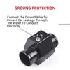 Car Modification Water Temperature Sensor Head Joint Sensor Radiator Adapter 1/8NPT Digital Water Temperature Gauge Voltmeter