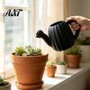 Ferramenta de Rega para Suculentas Bonito Lata de Cacto, Garrafa Plástica com Bico de Chuveiro para Vasos de Plantas, Pequena Lata para Plantas de Interior, Vaso com Formato de Flores de Interior
