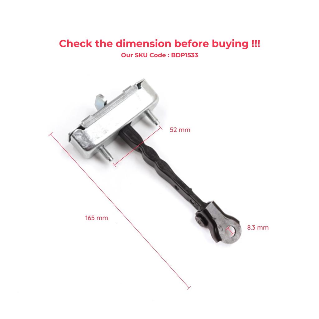 EDP1533 Front Door Stop Check Assy Limiter Strap for Toyota Corolla MK10 E15 2006-2013 6861002130