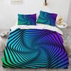 Psychedelic Digital Printing Bedding Set 3D Duvet Cover Set Microfiber Adults Women Single Queen King Twin Full Size Bed Linen