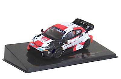 IXO Maßstab 1/43 Toyota GR Yaris Rally1 2023 Kroatien Rallye Sieger #33 E. Evans/S. Martin