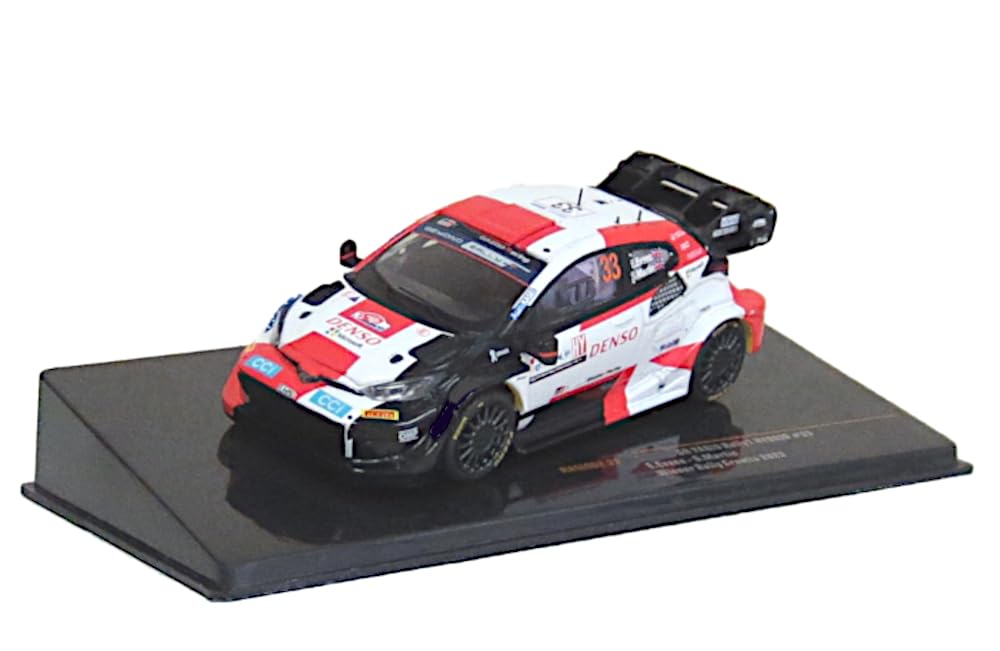 

IXO 1/43 Scale Toyota GR Yaris Rally1 2023 Croatia Rally Winner #33 E. Evans/S. Martin