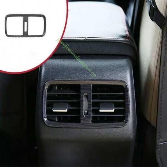 For Honda CR-V EX 2012-2015 2016 Black Wood Grain Rear AC Air Outlet Vent Cover