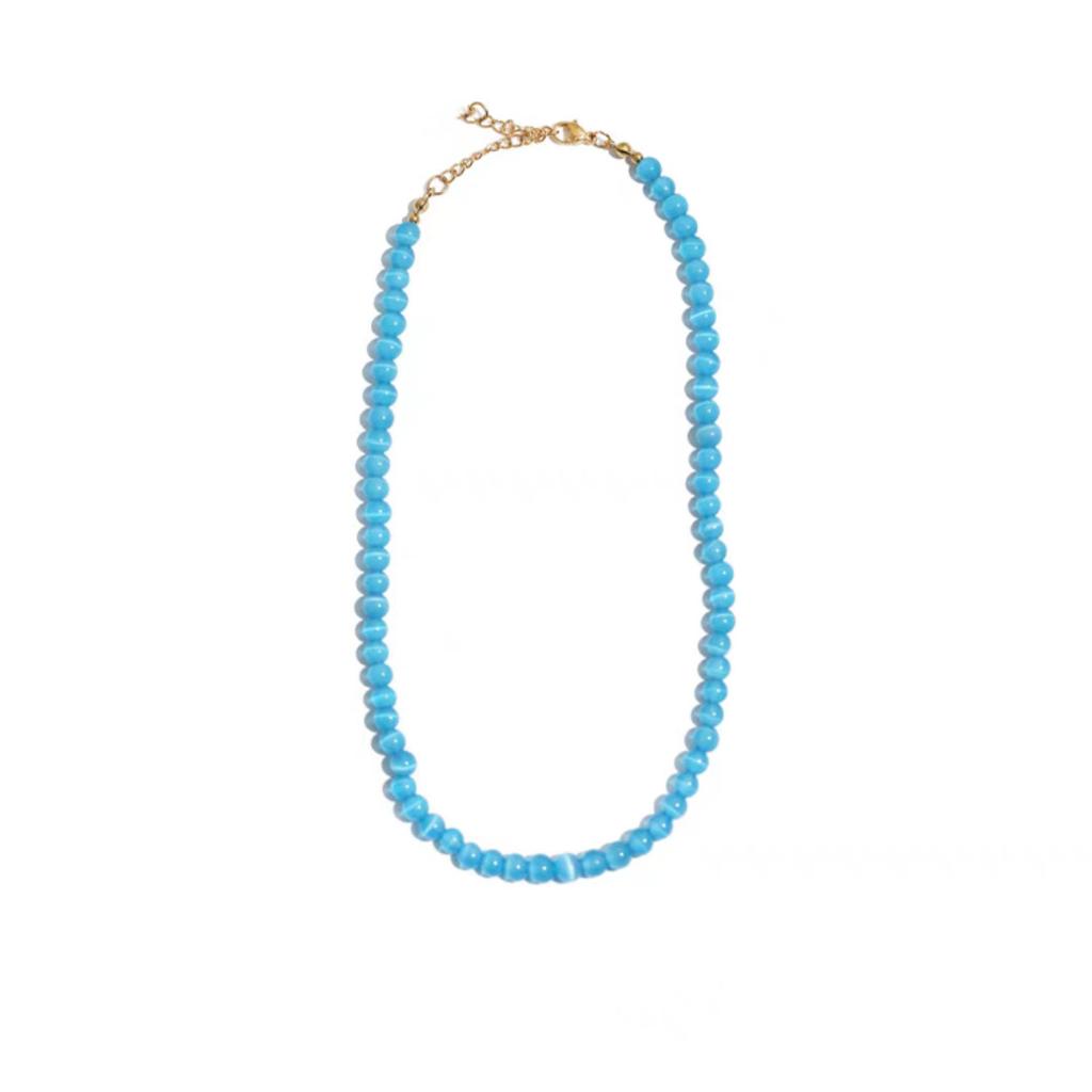 Bohemian Temperament Fresh Opal Beaded High-End Strong Chain Niche Personality Trend Versatile Necklace