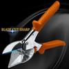 1pcs 45-135 degree PVC plastic multi angle scissors for wire duct hardware, manual wire duct scissors, multi-purpose