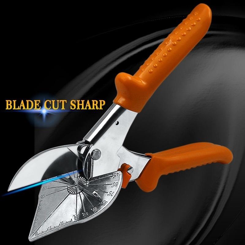 1pcs 45-135 degree PVC plastic multi angle scissors for wire duct hardware, manual wire duct scissors, multi-purpose