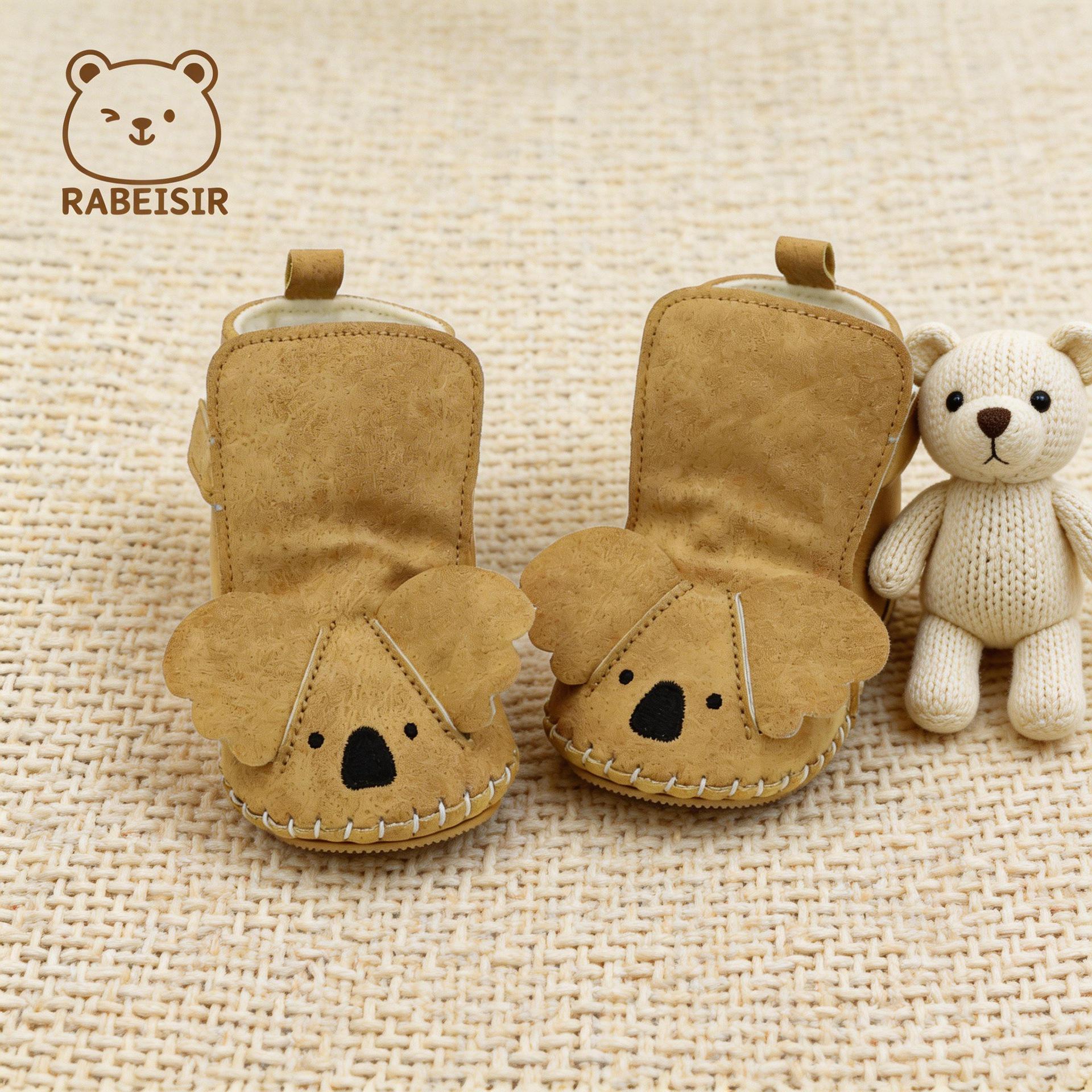 Cross-Border Non-Slip Warm Baby Boots (0-18 Months) - Infant & Toddler Pre-Walker Shoes 11CM Inner Length