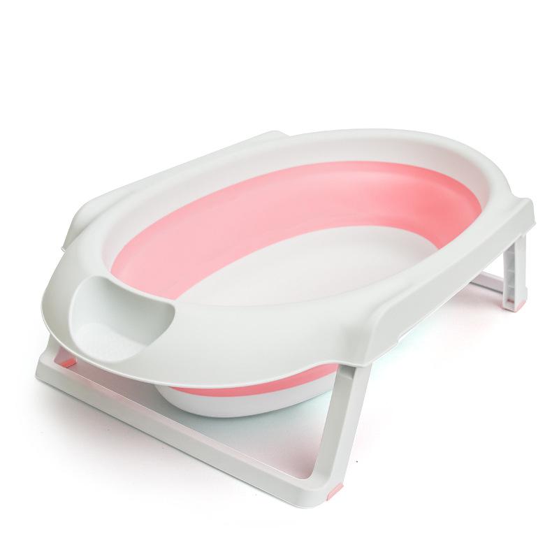 Newborn Bath & Care Station: Infant Bathtub, Diaper Changing, Drying Rack - No Bending