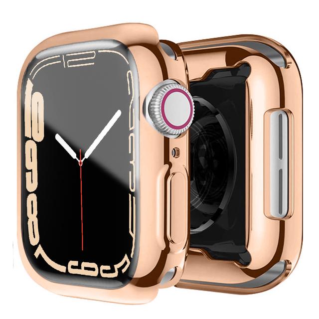 Screen Protector For Apple Watch 49mm 46mm 44mm 45mm 41mm 40mm 38 42mm Full TPU Bumper Cover iWatch Series Ultra 10 9 8 7 SE 6 5