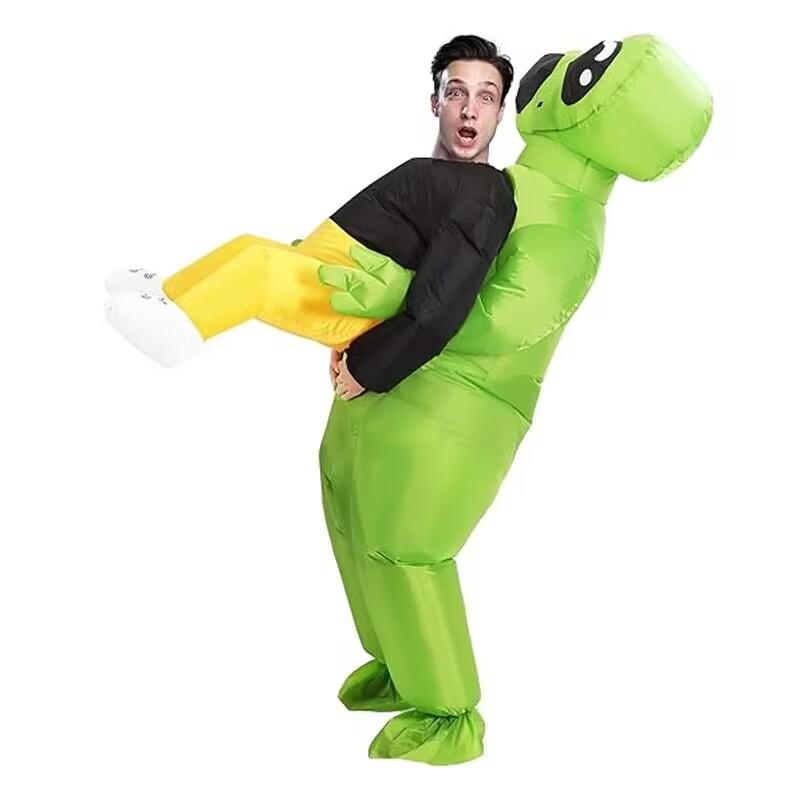 Popular Alien Ghost Hug Inflatable Halloween Costume - Creative and Fun Mascot Cosplay