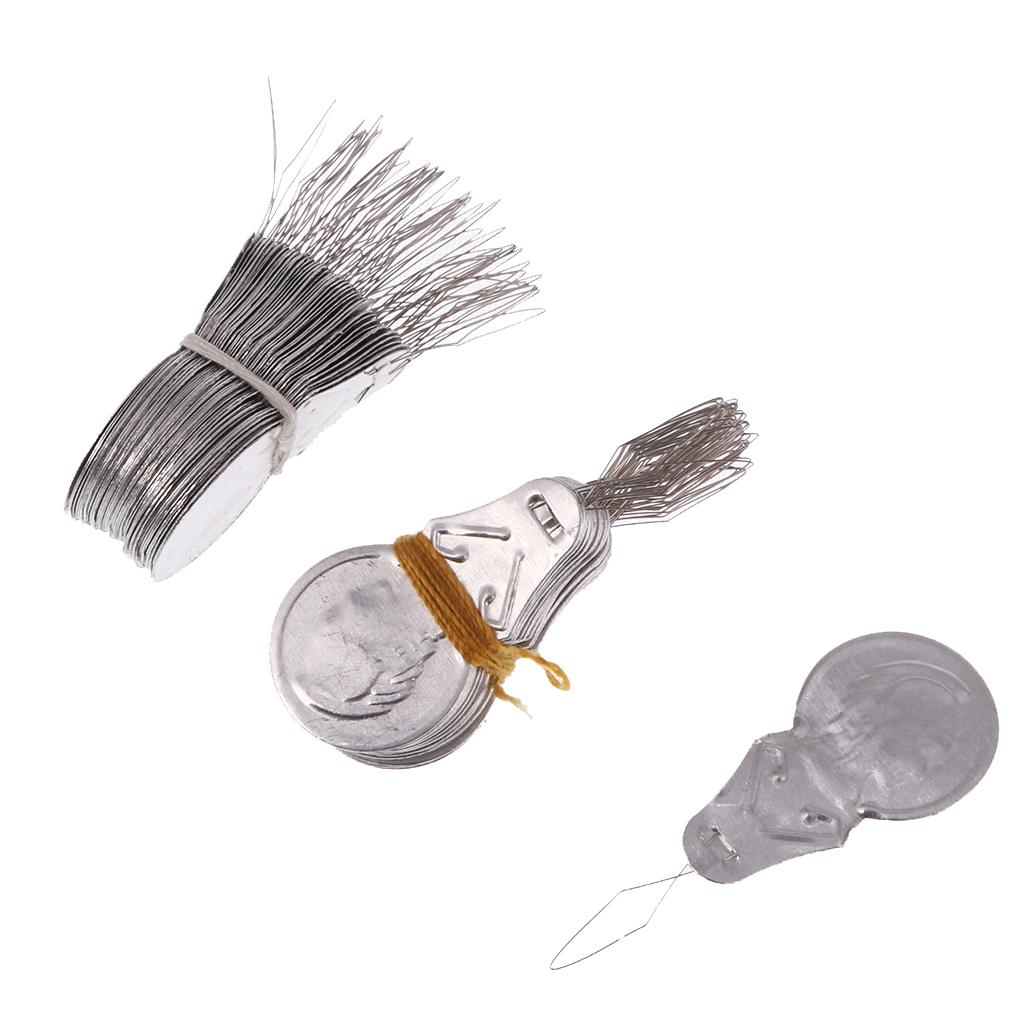 Needle Threader Aluminum Set Durable DIY Wire Loop Sewing Craft Tool for Sewing Machine Embroidery and Knitting Supplies
