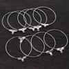 30pcs 20 25 30 35 40 45mm Hoop Earrings Big Circle Ear Wire Hoops Earrings Findings For DIY Jewelry Making Supplies Accessories