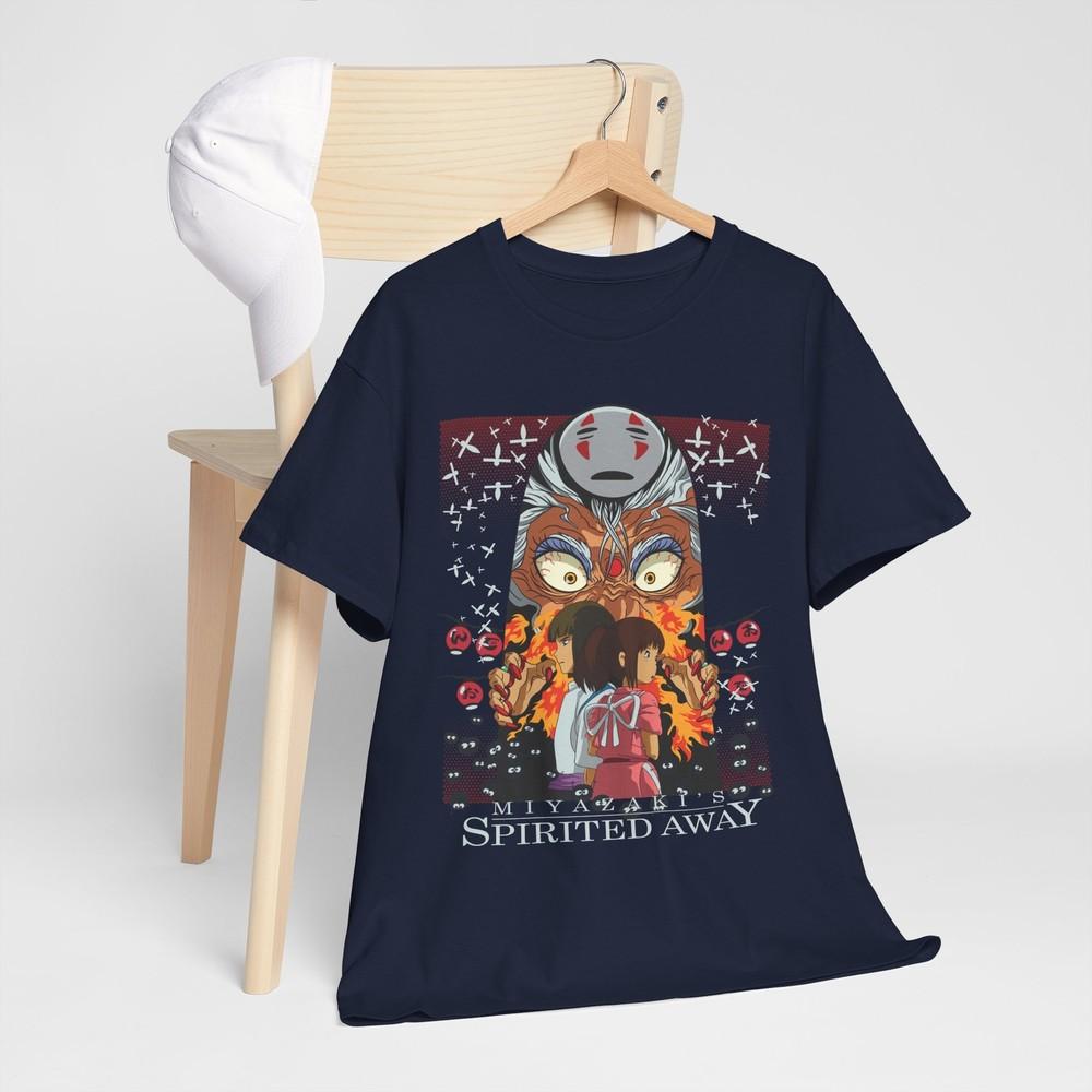 Spirited Away TShirt Studio Ghibli Anime Hayao Miyazaki Gift Shirt Gift M