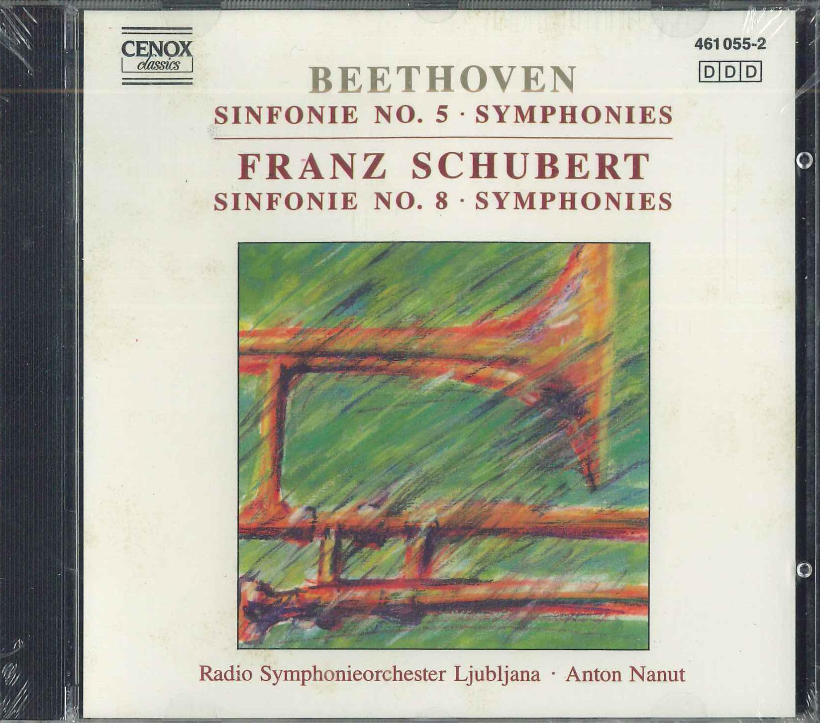 

CD BEETHOVEN SCHUBERT - Famous SYMPHONIES 4610552 CENOX Europe Classical Used